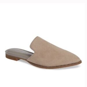 Treasure & Bond Faux Suede Tan Slides Mule Flats Size 9